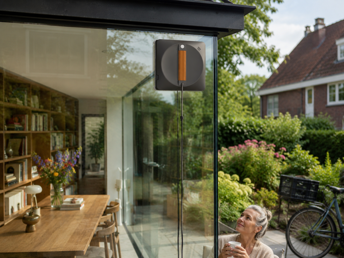 Veilig op elk type glas, met of zonder frame
